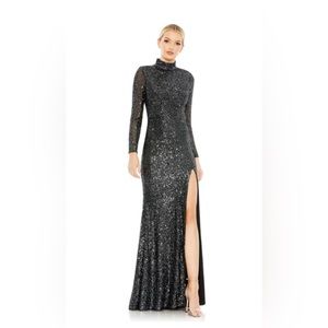 Mac Duggar Black Sequin Gown- Perfect for New Years